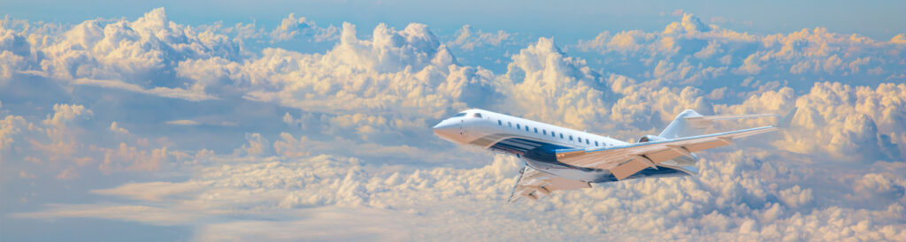 private airplane taking off from airport travel by air trans